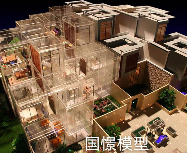 西充县建筑模型