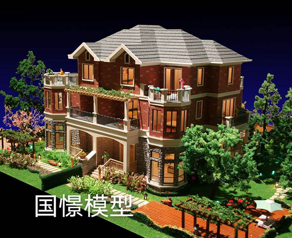 西充县建筑模型