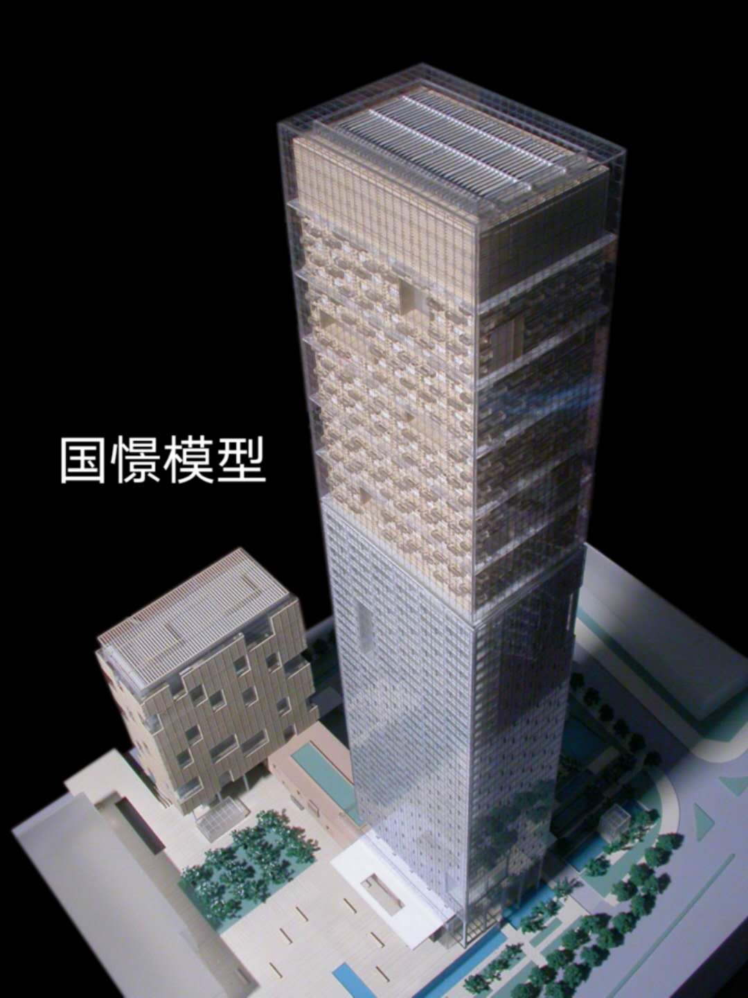 西充县建筑模型